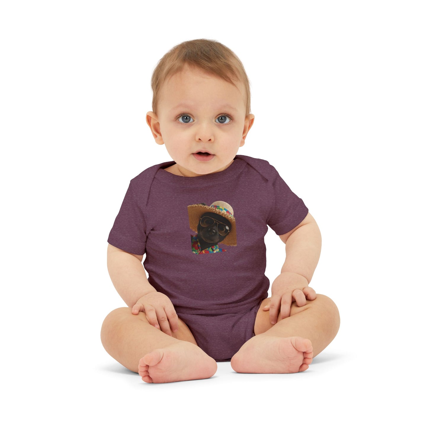 Puppy Portrait Baby Bodysuit