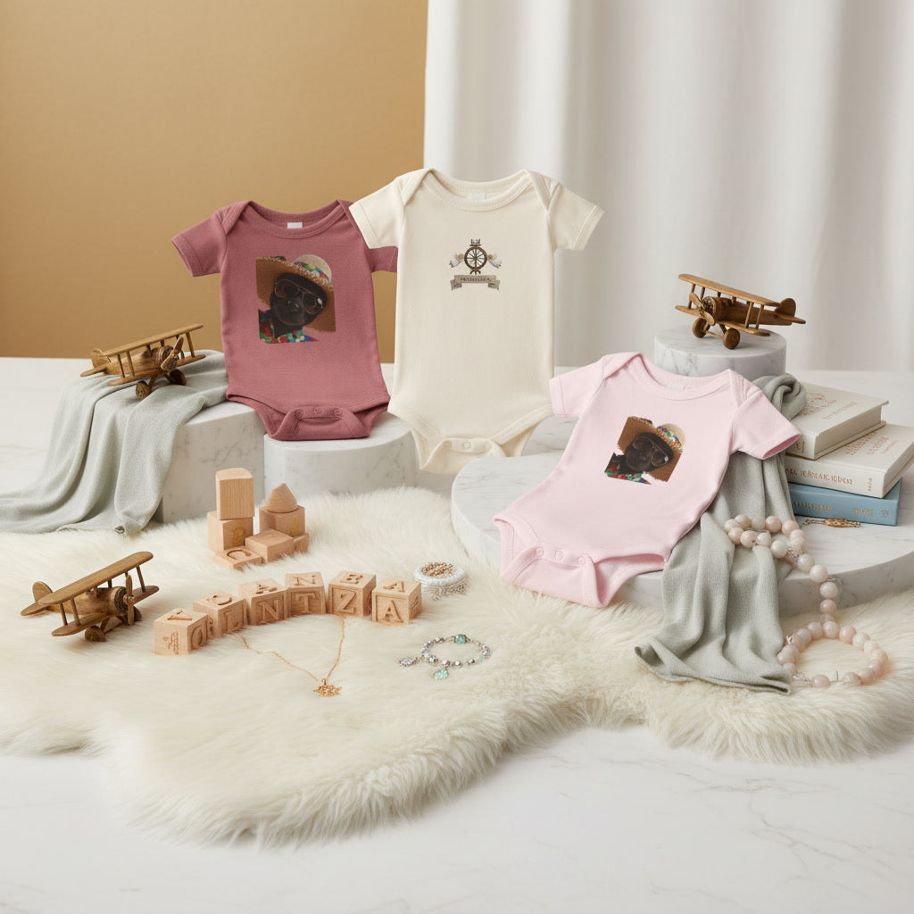 Puppy Portrait Baby Bodysuit