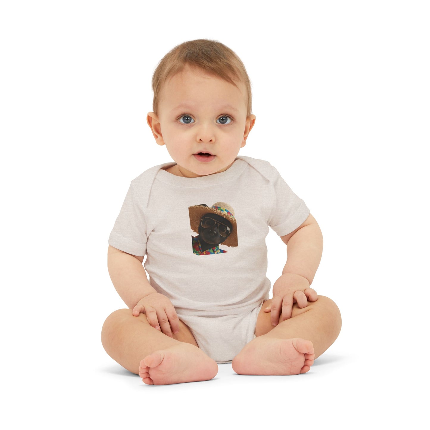 Puppy Portrait Baby Bodysuit