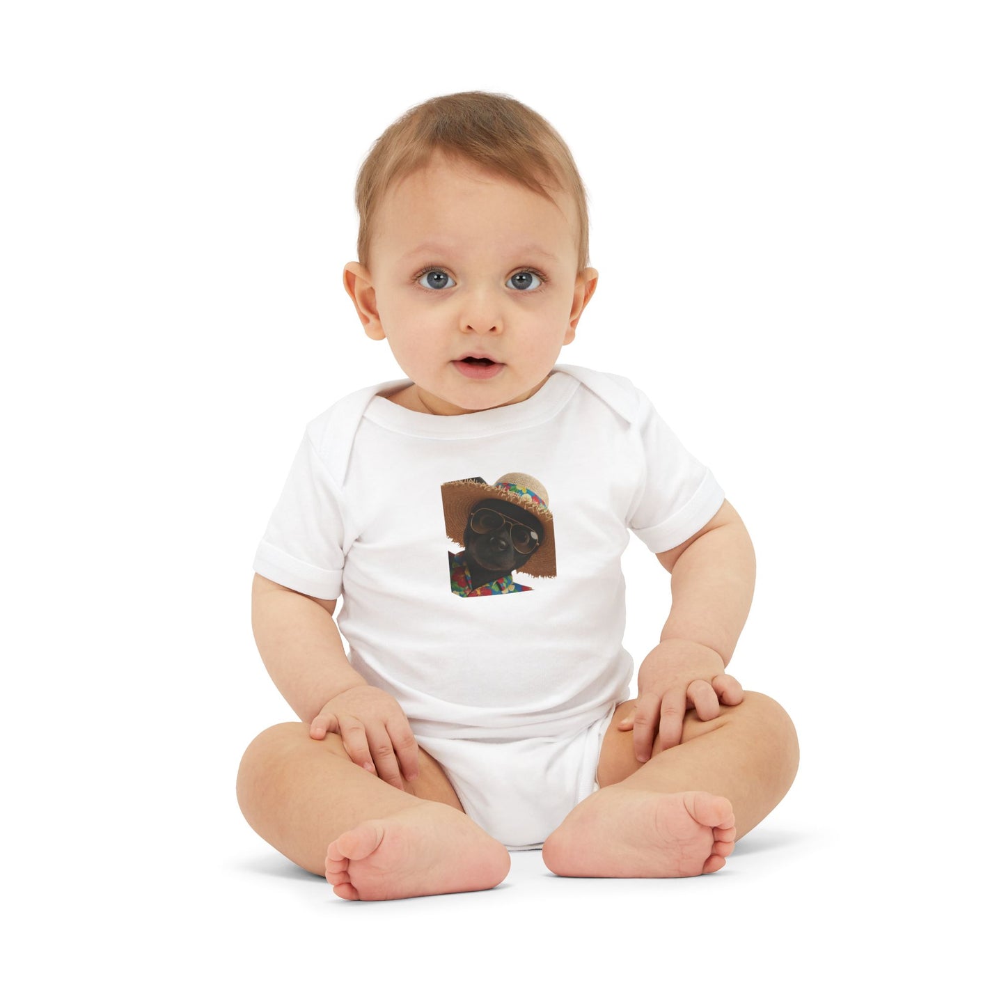 Puppy Portrait Baby Bodysuit
