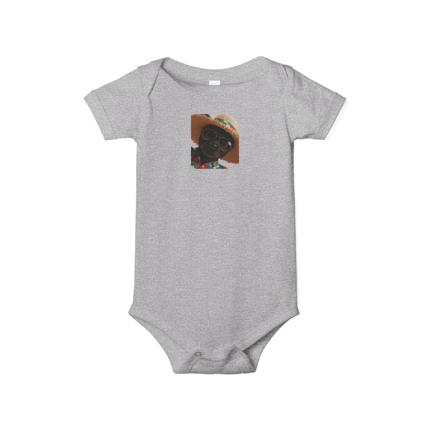 Puppy Portrait Baby Bodysuit