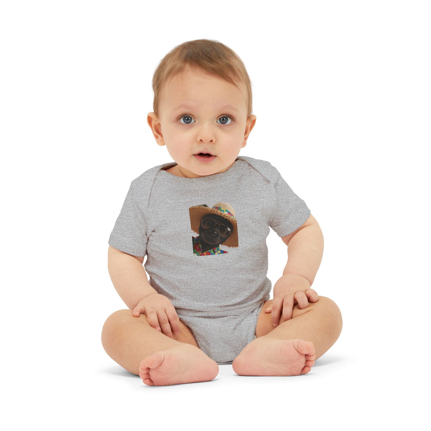 Puppy Portrait Baby Bodysuit