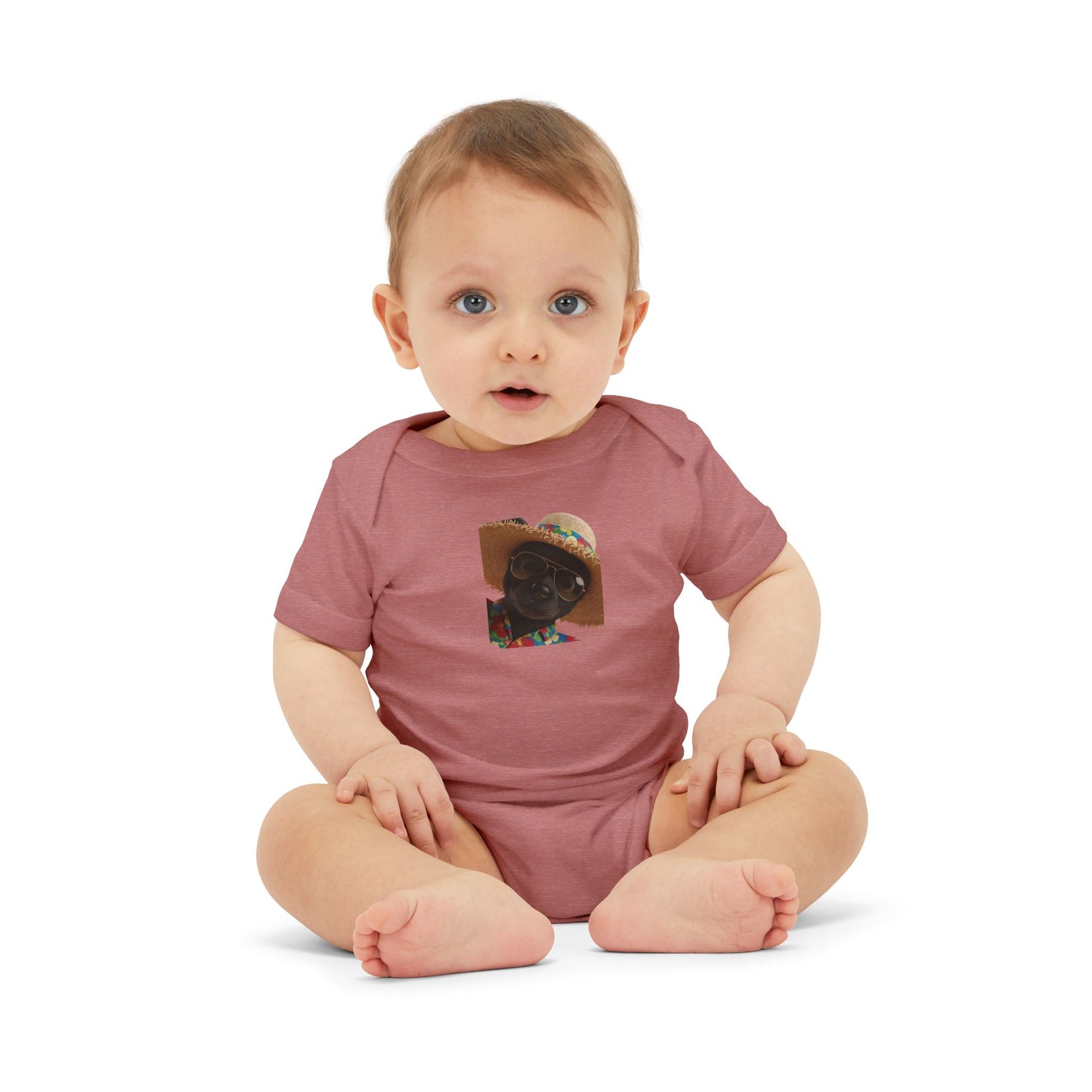 Puppy Portrait Baby Bodysuit