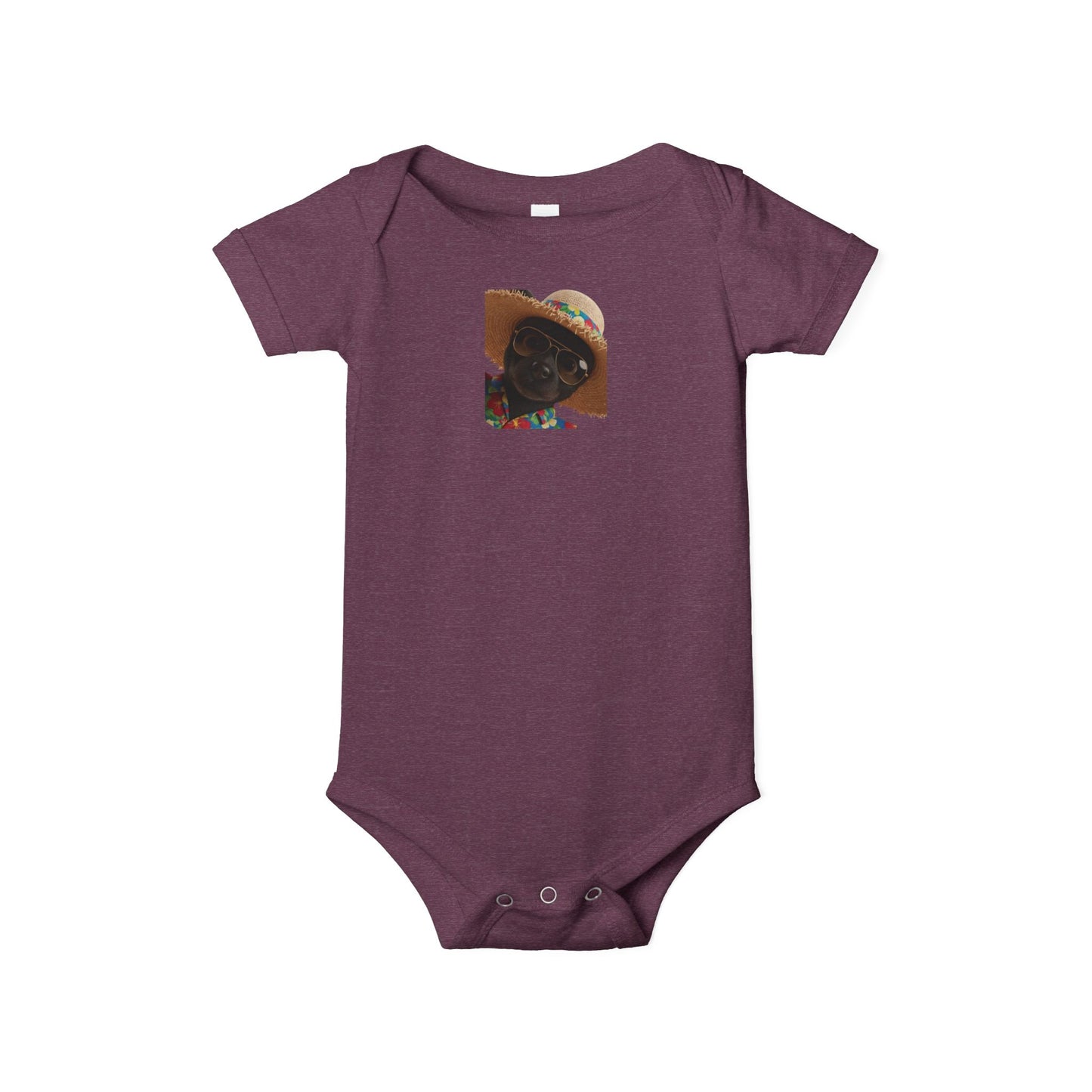 Puppy Portrait Baby Bodysuit