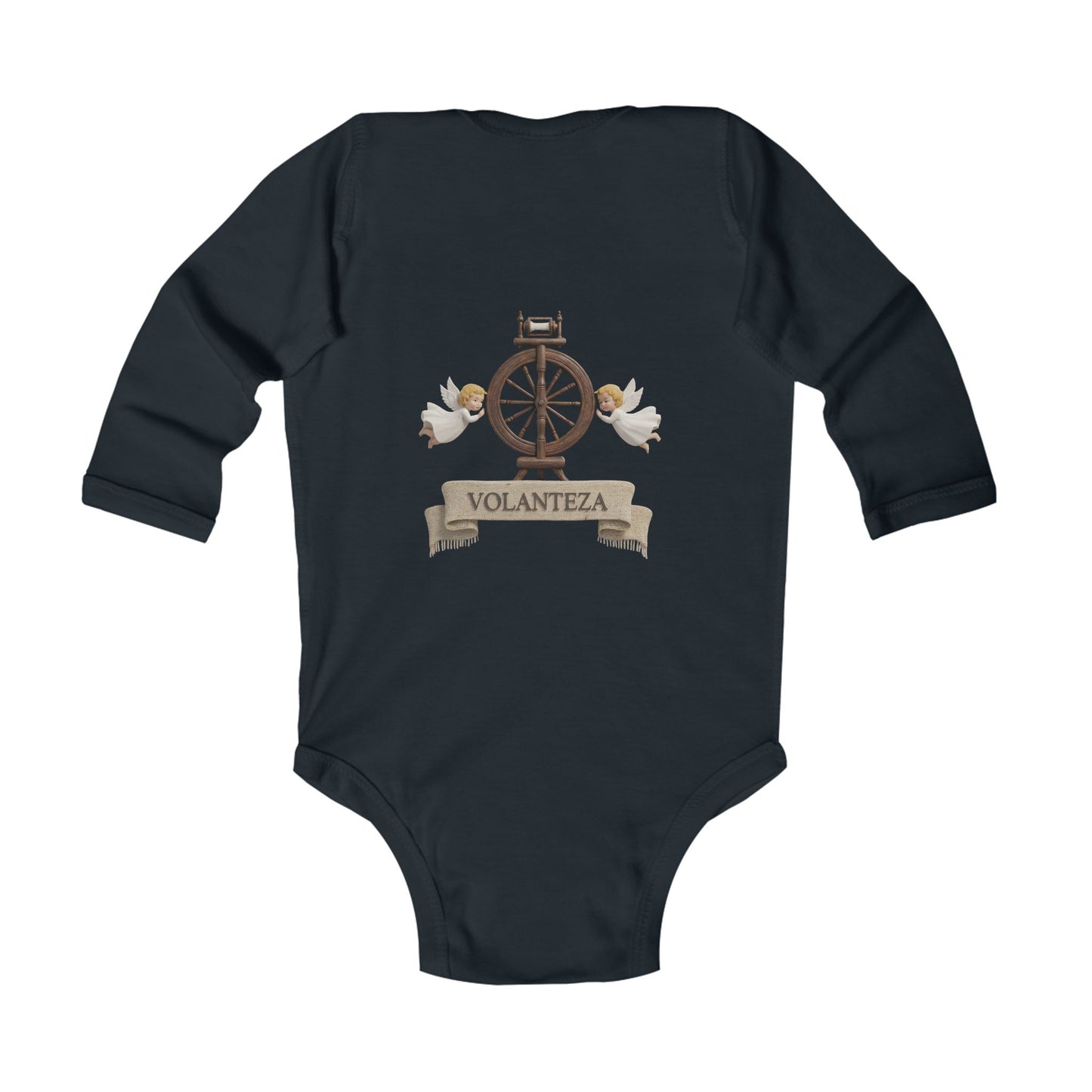 Chill' Puppy Long Sleeve Baby Bodysuit