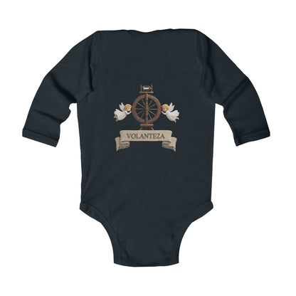 Chill' Puppy Long Sleeve Baby Bodysuit