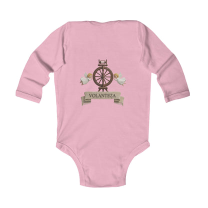Chill' Puppy Long Sleeve Baby Bodysuit