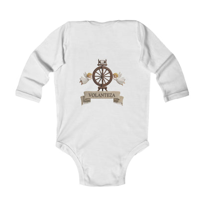 Chill' Puppy Long Sleeve Baby Bodysuit