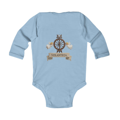 Chill' Puppy Long Sleeve Baby Bodysuit