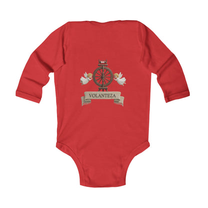 Chill' Puppy Long Sleeve Baby Bodysuit