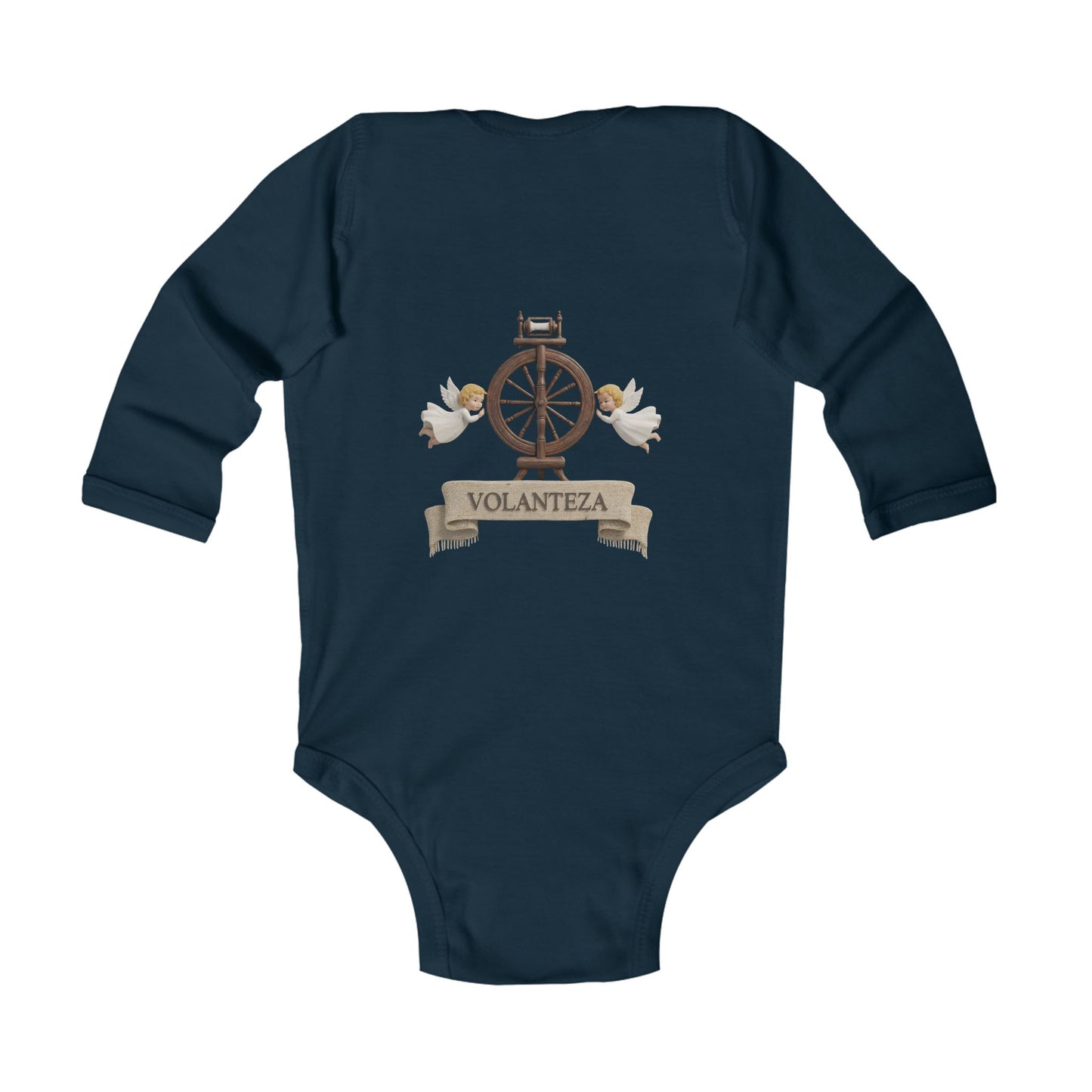 Chill' Puppy Long Sleeve Baby Bodysuit